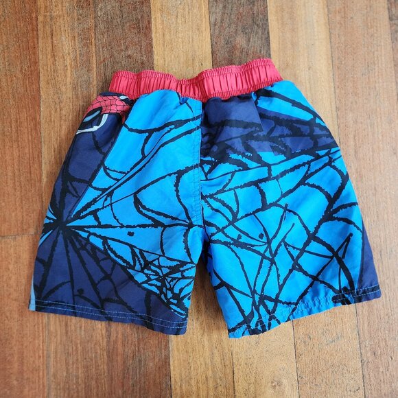 Marvel Spiderman Kids Swimsuit Trunks Size 4/5 - Picture 6 of 8